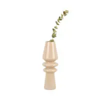 Present Time Vase Sparkle Cone Glass